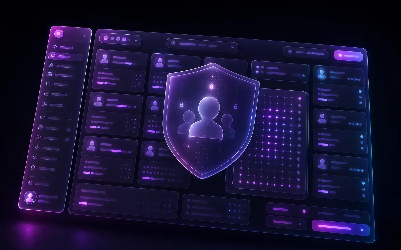 Interface of the “User Rights” widget