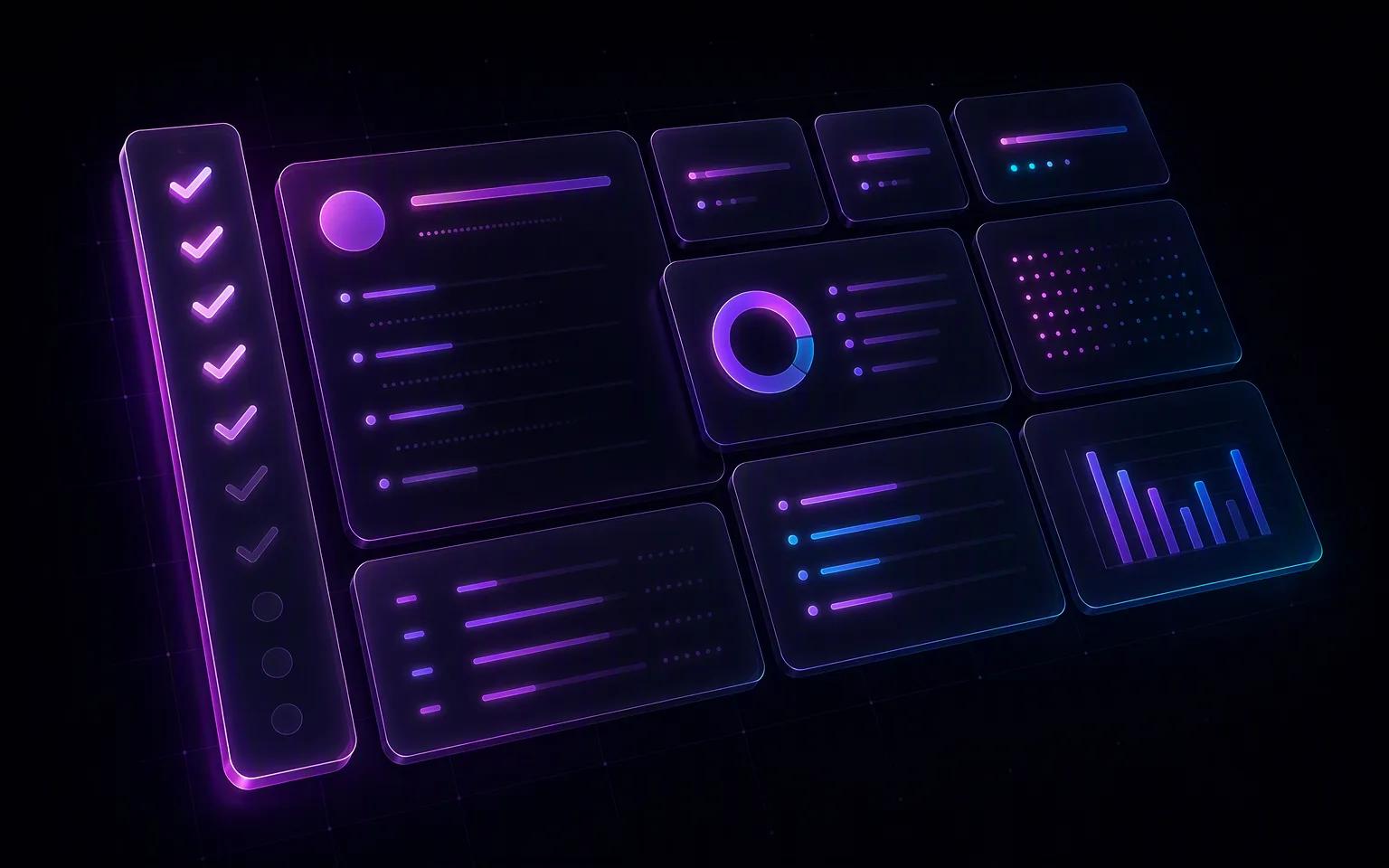 Interface of the “Checklists” widget